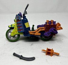 Vintage 1992 Teenage Mutant Ninja Turtles TMNT Samurai Scooter Near Complete 