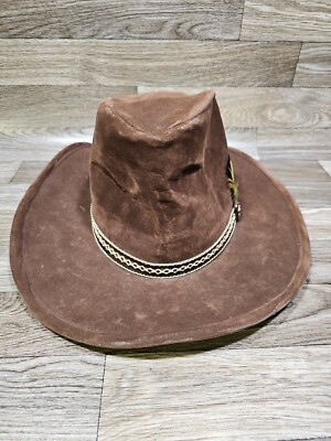 VTG Bailey U-Rollit Brown Felt Western Cowboy Hat Size 7 1/4  display picture 1