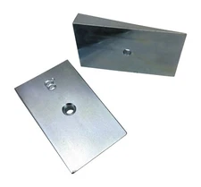 WFO Concepts Steel Axle Degree Shims, 8 degree, 3" wide, caster pinion angle