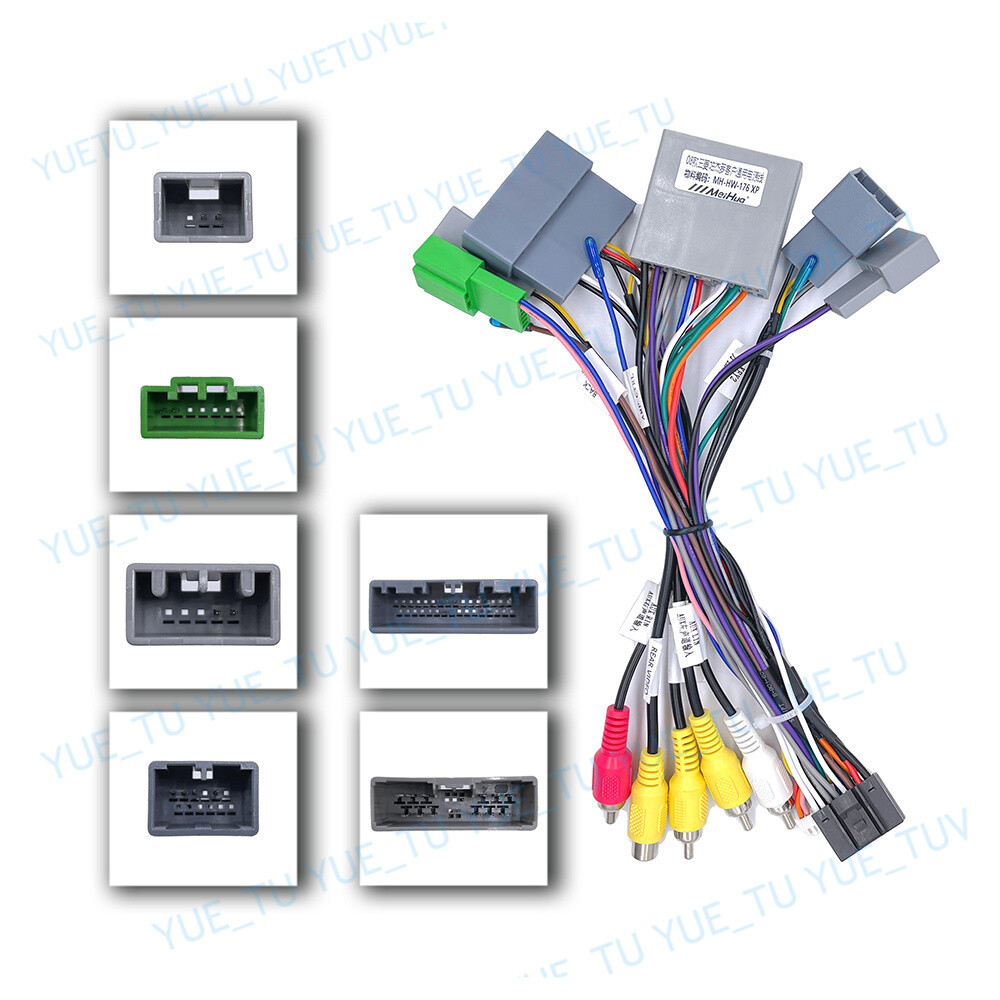 16p Car Radio Stereo Wiring Harness for Mitsubishi Pajero V97 V73