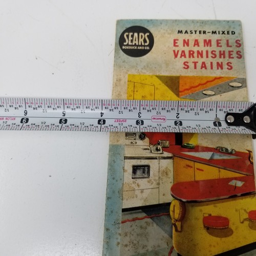 Sears Harmony House Color Enamel Varnish Stain Brochure 1955 Samples Vtg - Picture 5 of 6