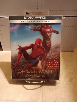 Spider-Man Homecoming 4K Double Lenticular A SteelBook Blu-ray [2017] MANTA LAB