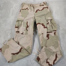 Unicor Mens Pants Medium Long Desert Trouser Ripstop Camouflage Utility Cargo