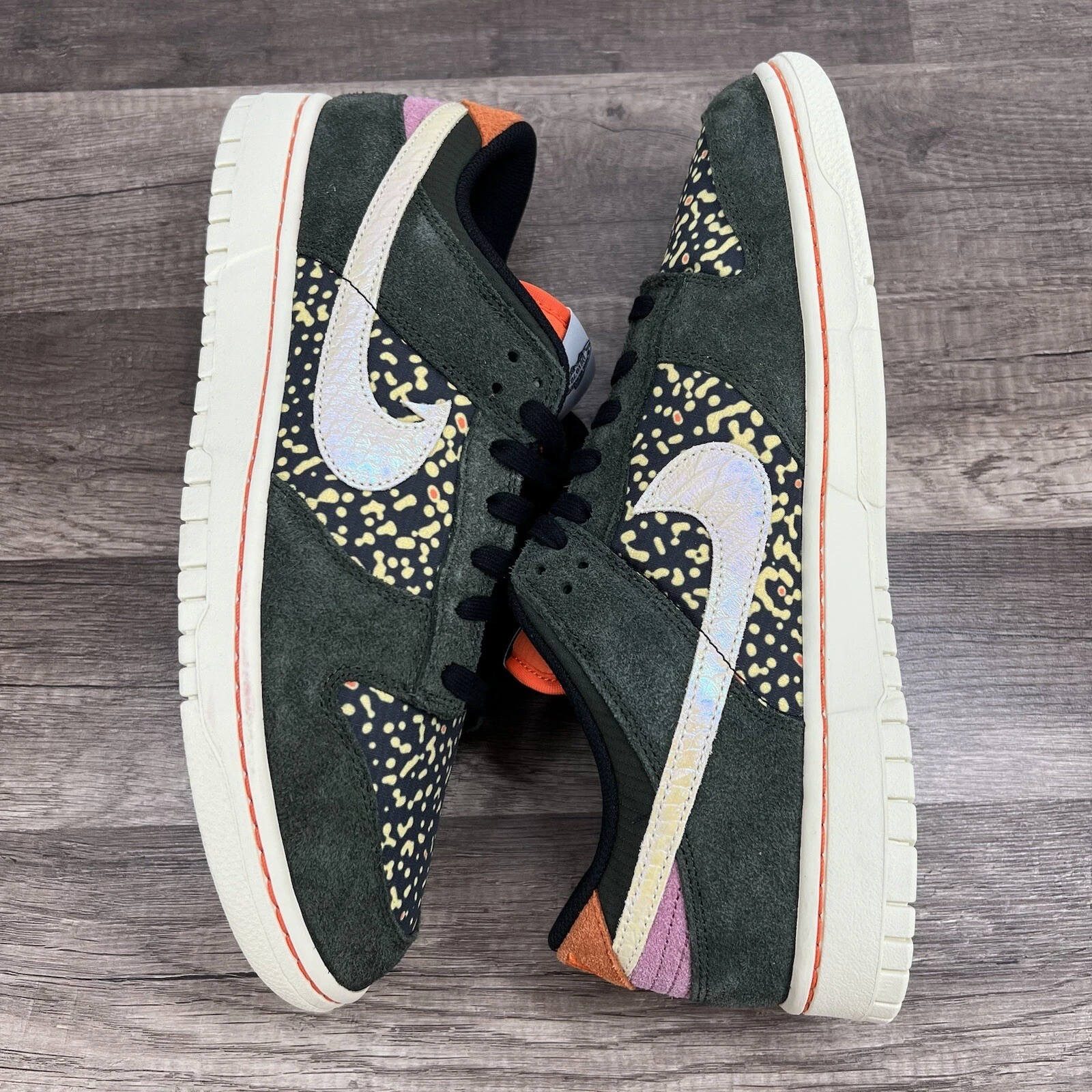 Nike Dunk Low Retro SE 2 ‘Rainbow Trout’ Pre Owned Green Mens Size 9