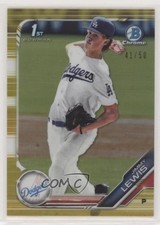 2019 Bowman Draft Chrome Gold Refractor 41/50 Jimmy Lewis #BDC-132 nd3