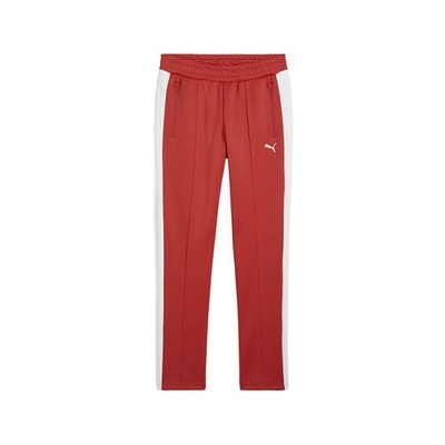 PUMA T7 Always On Slim Track Pants Womens Red Casual Athletic Bottoms 62979815