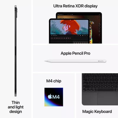 Apple iPad Pro 13-inch (M4) A2925 256 GB, Wi-Fi, 13 in - Space