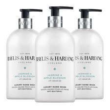 Baylis & Harding Jasmine & Apple Blossom Antibacterial Hand Wash 500ml 3 Pack 4.41 per litre