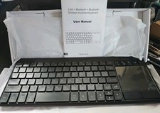 Wireless Bluetooth Touchpad Keyboard MultiDevice For Windows Laptop Tablet K618