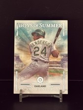 2025 Boys Of Summer 27/99 Ricky Henderson Clean Card