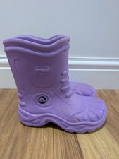 Crocs Georgie Lightweight Purple Wellies Boots Junior UK Size 3