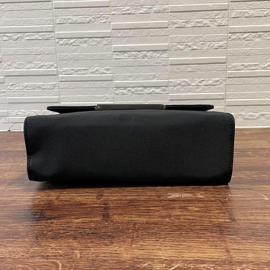 PRADA Nylon Leather Handbag Top Handle Black Classic Design USED from Japan #SB thumbnail 4