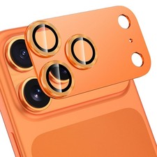 For Apple iPhone 17 Pro Max / 17 Pro Metal Tempered Glass Camera Lens Protector
