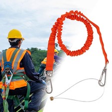 Climbing Restraint Lanyard Lanyards Fall Arrest Protection Telescopic Elastic