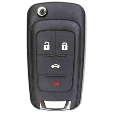 Keys4Less Replacement Flip Key Fob for Chevrolet Equinox 2010 FCC OHT01060512