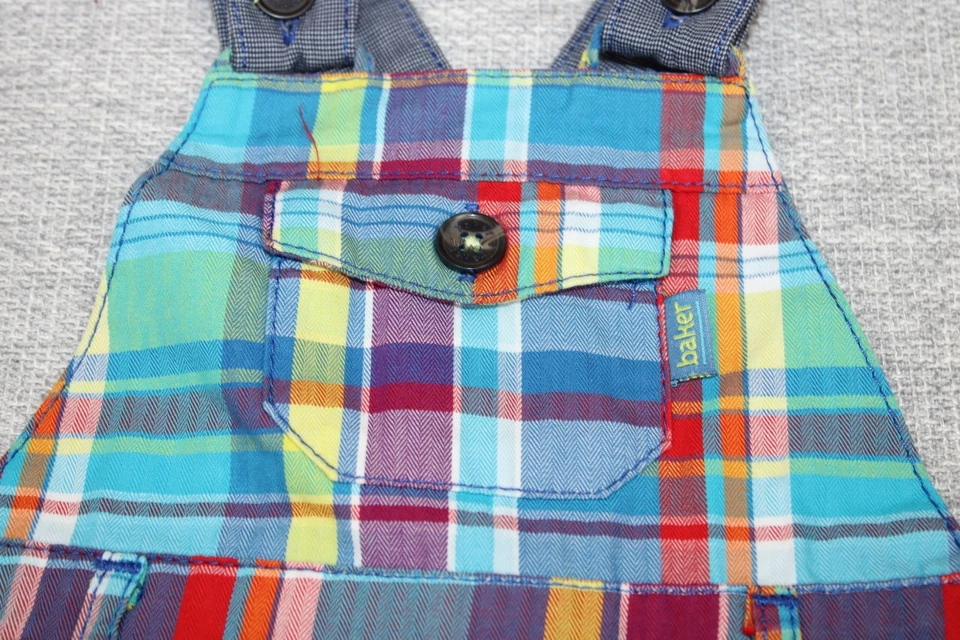 Ted Baker Designer Shorts Dungaree Baby Boy Summer Holiday Outfit 3-6 Months - Image 2 of 4