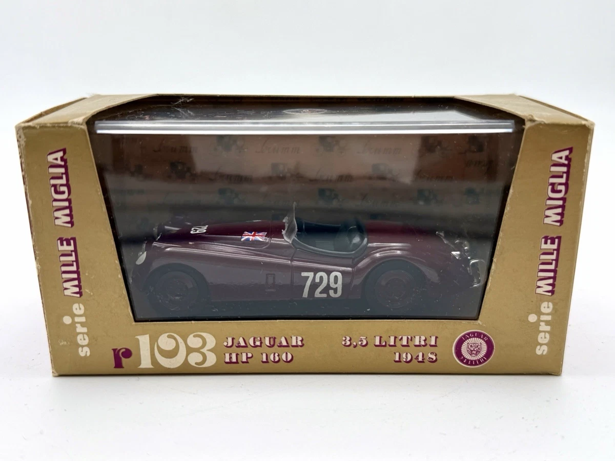 Brumm R105 – Jaguar XK120 3.5L Coupé 1948 – Miniature 1/43 Argentée – Occasion