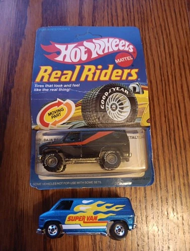 Vintage 1983 Hot Wheels Real Riders Baja Breaker A-Team 4360 Super Van Bonus Lot