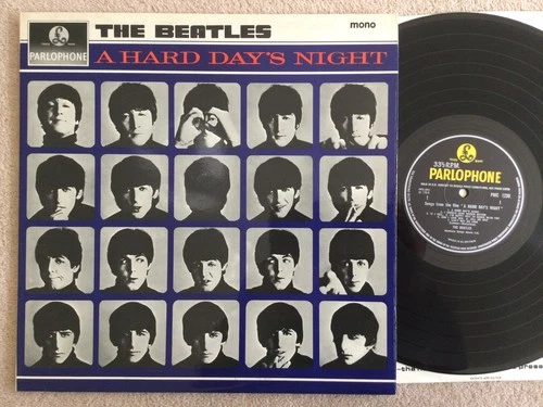A Hard Day’s Night LP Record PMC 1230 (Beatles UK Mono Parlophone) Near-Mint