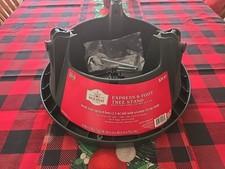 Holiday Time Fresh-Cut Christmas Tree Stand Hold Up To 85lbs 8Ft Tall Tree NEW