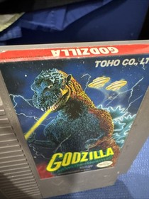 Godzilla: Monster of Monsters NES  Authentic 1989 BLOCKBUSTER STICKER Rare Works
