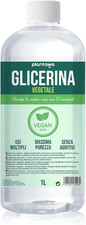 Glicerina Vegetale Liquida 1L | Pura 99,5% | Idratante Naturale per Pelle E Cape