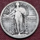 1918 S Standing Liberty Quarter 25c Better Grade #100938