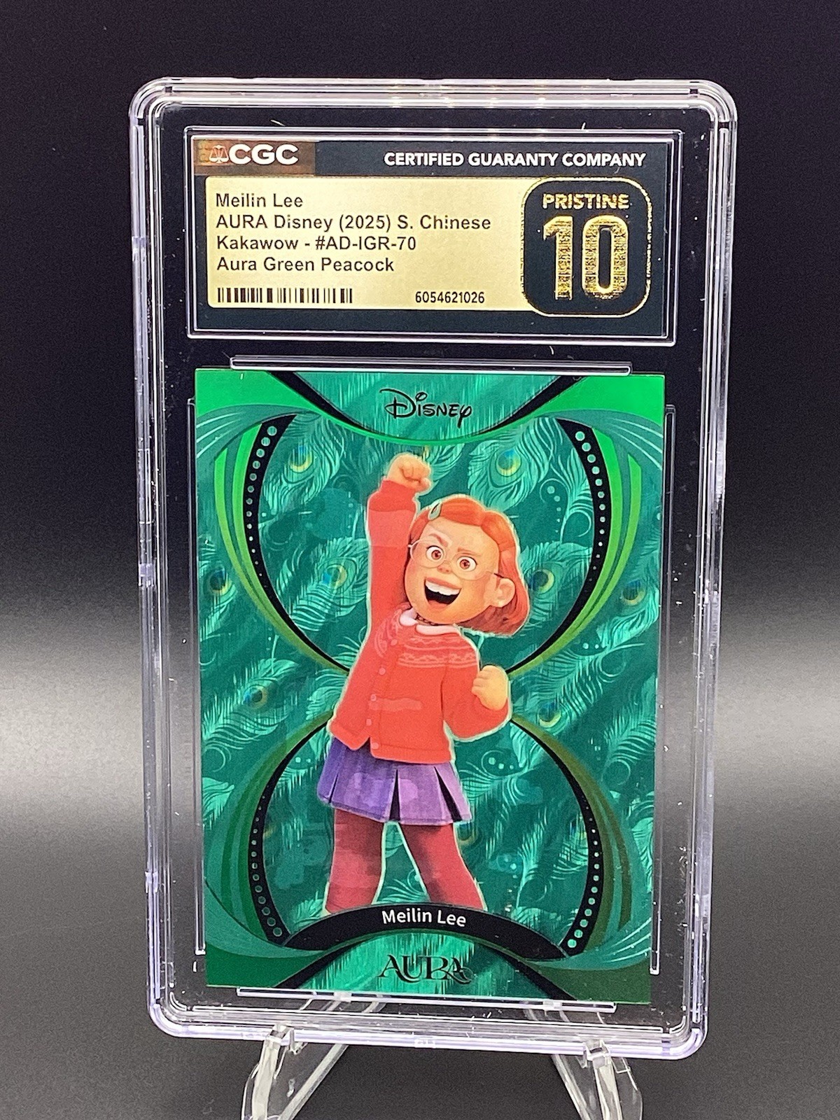 Meilin Lee Kakawow Aura Disney Green 25/25 #AD-IGR-70 CGC 10 Pristine POP 1 Rare