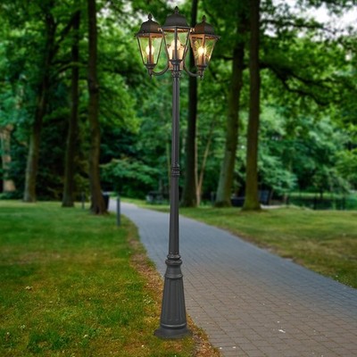 Lindby 3-flammiger Kandelaber Laterne Lampe Wegleuchte Leuchte Edana - Wie Neu