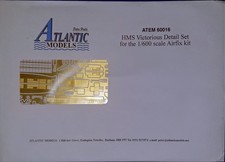Atlantic Models photo etched upgrade ATEM 60016 for Airfix HMS Victorious 1:600