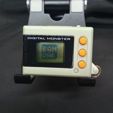 Bandai Digimon Mini Ver. 1 Gray Digital Monster Virtual Pet Toy JP No Box Used