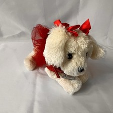  1128 Collector Purse A Precious White Poodle 11   Decked Out With Red Sequens