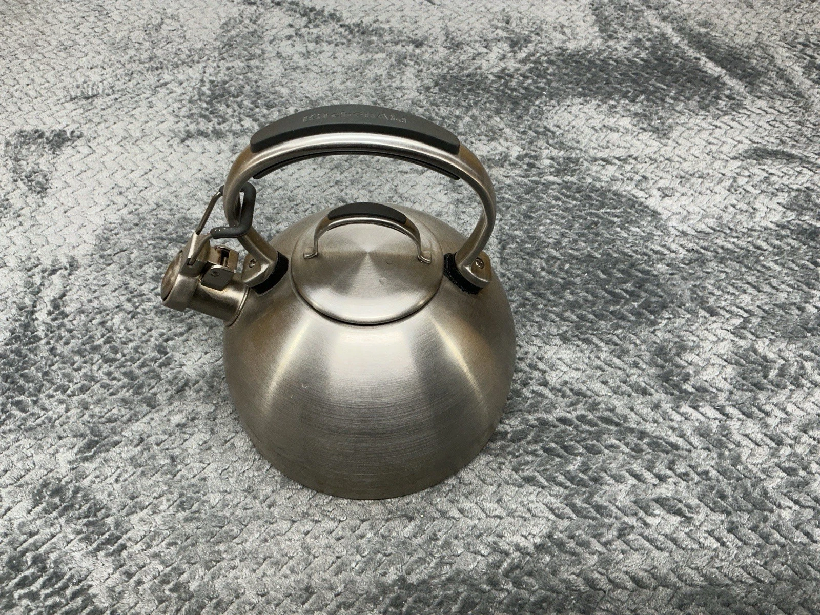 KitchenAid 2 Qt Whistling Tea Kettle Stainless Steel Stovetop Teapot