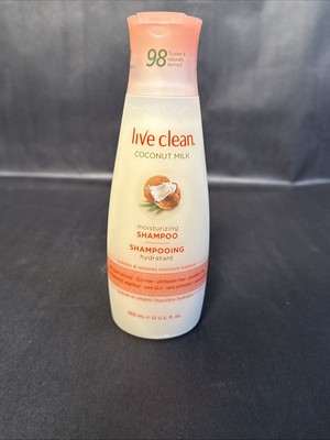 Live Clean Moisturizing Shampoo Coconut Milk 12 Oz (350 ml)