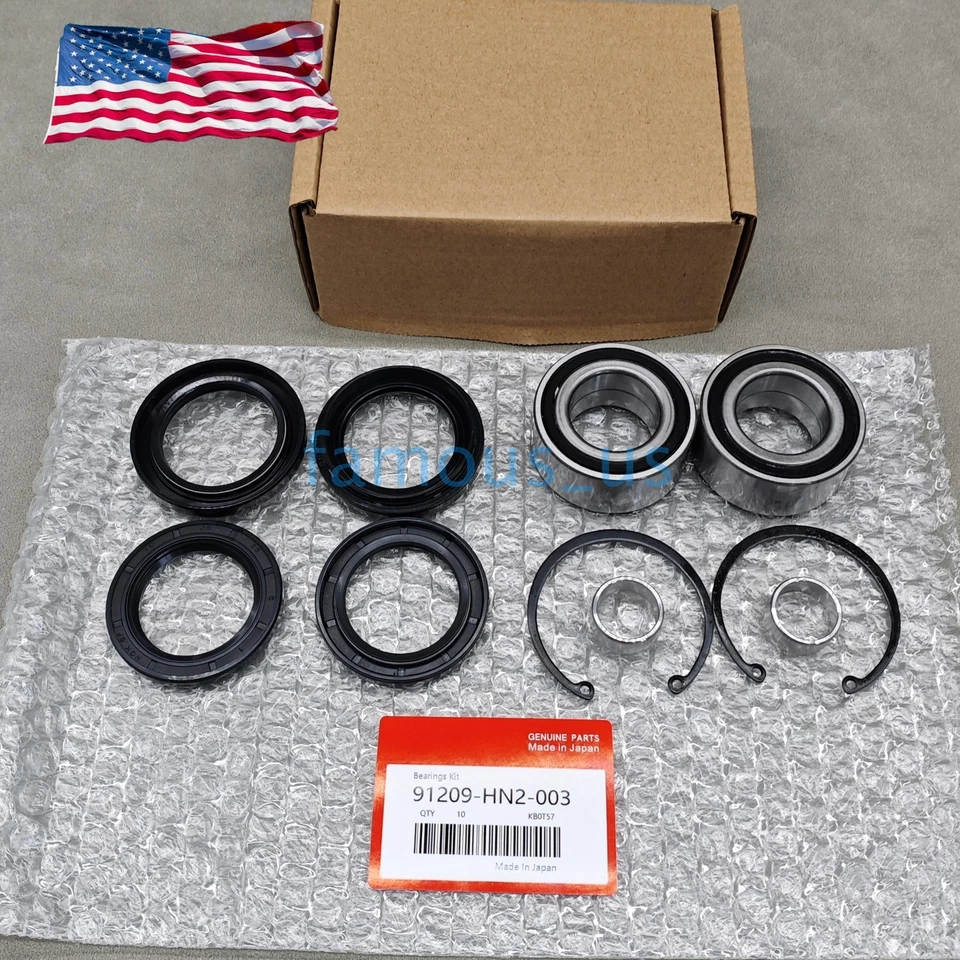 New Front Wheel Bearing & Seal For Honda Foreman 400 450 500 FREE SHIP - Image 3 of 4