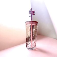 Starbucks 2025 Holiday Rosa Arco de Nieve Silicona Topper Vaso Frío 18 Oz