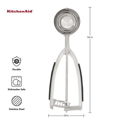 KitchenAid Cookie Dough Scoop Set, 3er Set, schwarz  - Bild 5 von 7