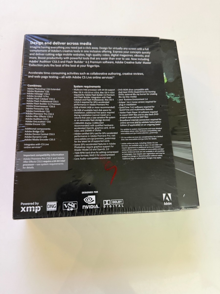 Adobe Master Collection CS5.5 for Mac for sale online | eBay