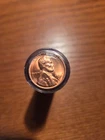 1958 Lincoln Wheat Cent Penny Roll - 50  original tube but jammed tight