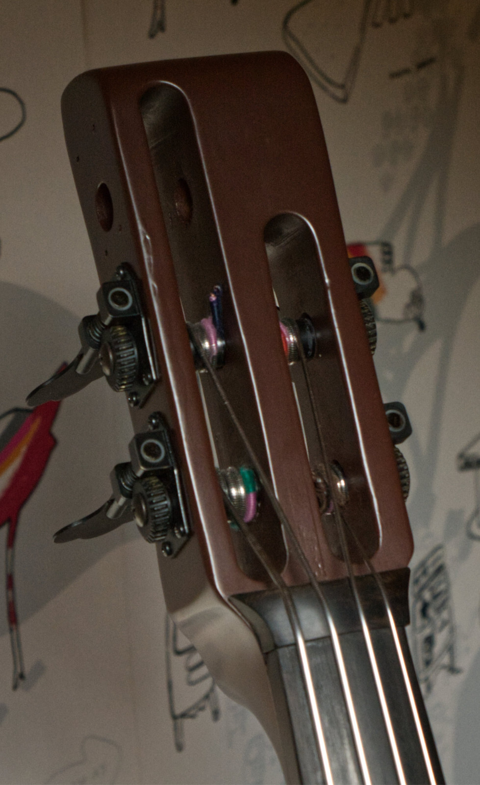 BSX Allegro 4 String Electric Double Upright Bass with case 5 str