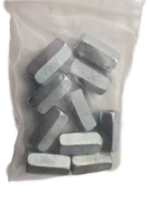 3/8"-16 x W-1/2" x L 1" Coarse Threaded Rod Coupling Nut Zinc 10-pack