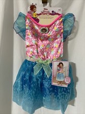 New Fancy Nancy Ice Cream Dress Disney Junior Costume Dress-up Size 4-6X