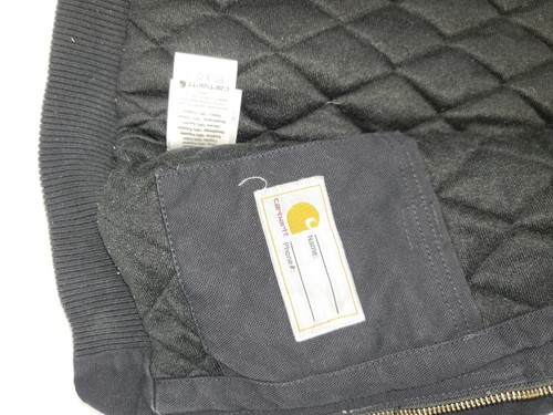 Carhartt Black Hooded Jacket Canvas Full Zip Hoodie Youth Sz XS (6) - Picture 6 of 13