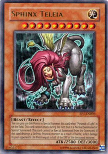 Sphinx Teleia - EP1-EN003 - Ultra Rare - Édition Promo NM YuGiOh! Yu-Gi-Oh! Exc - Photo 1/1