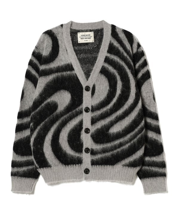 beams × future archive mohair cardigan ASK availability First) BEAMS FUTURE ARCHIVE / MARBLE MOHAIR