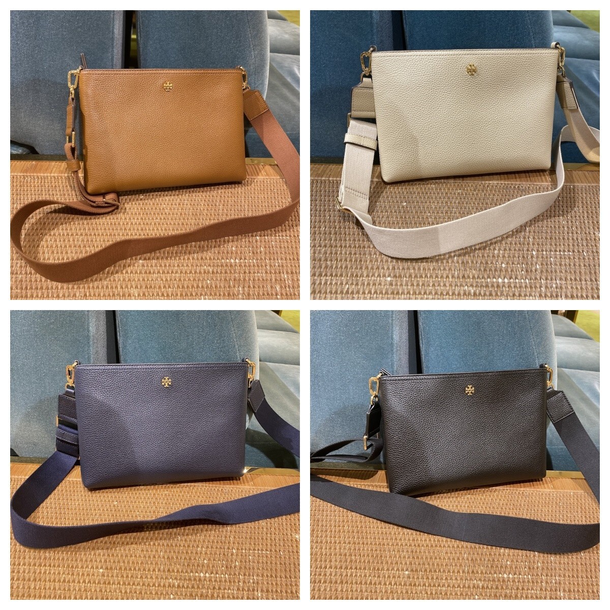 定番★大人気 Tory Burch★Blake Swingpack 148314 New Tory Burch Blake Pebble Leather Swingpack Crossbody