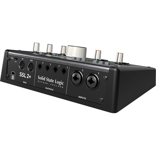 Solid State Logic SSL 2+ MKII - Audio Interface w/ Headphones, XLR & MIDI Cable - Picture 9 of 12