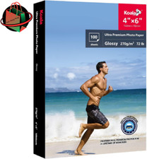 100 Sheets Koala Ultra Premium Glossy Photo Paper 4X6 270g 72lb Inkjet Epson HP