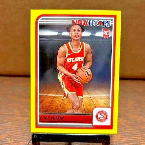 2023-24 NBA Hoops Kobe Bufkin RC Yellow Parallel SSP 🔥