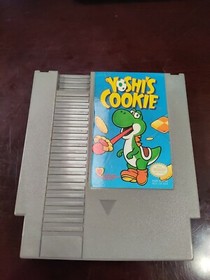 CLEAN & PLAYS EASILY Yoshi's Cookie *Authentic & Tested* Nintendo NES